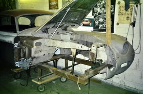 Restaurierung Karosserie Jaguar XK150